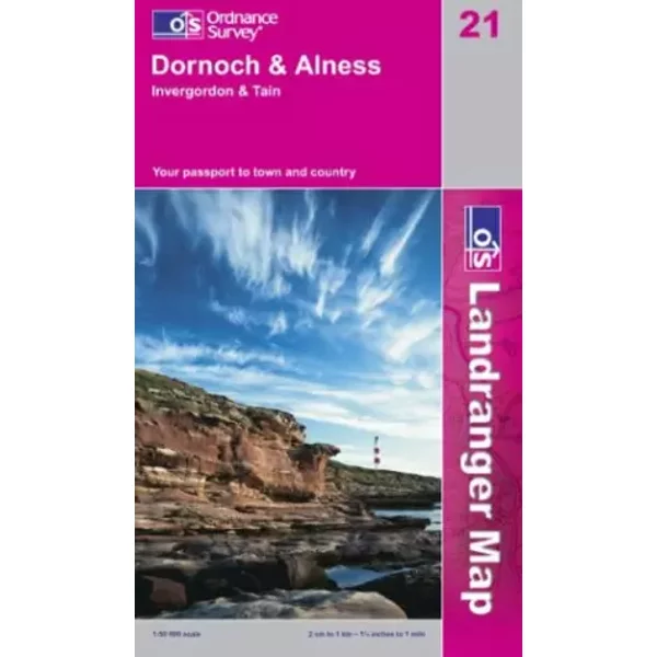 Carte de randonnée : Dornoch & Alness - Cartes Ordnance Survey