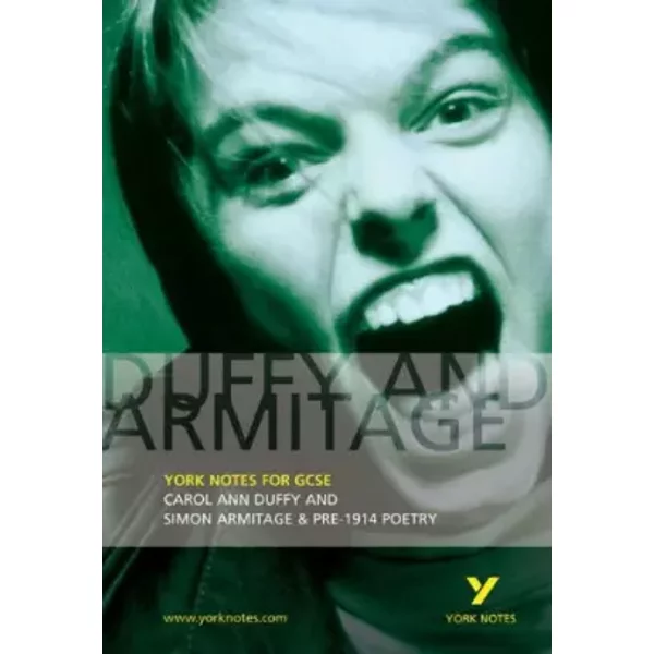 Duffy And Armitage: York Notes For Gcse: Carol Ann Duffy And Simon Armitage & Pre-1914 Poetry - David Pinnington-image
