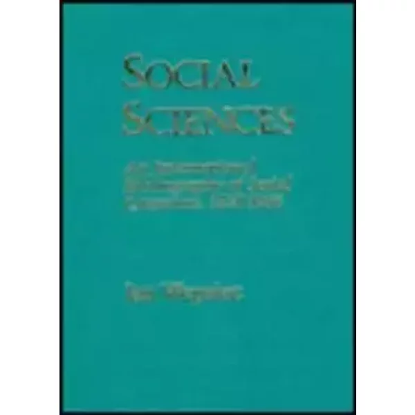 Social Sciences: An International Bibliography of Serial Literature, 1830-1985 - Jan Wepsiec