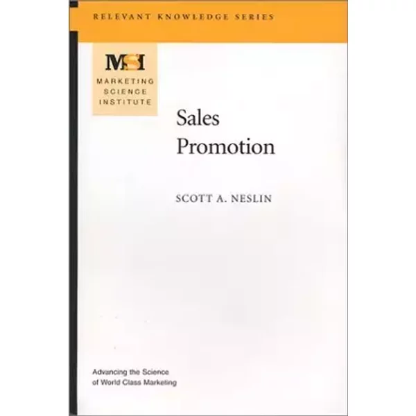 Sales Promotion - Scott A. Neslin