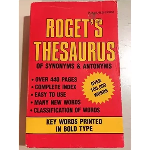 Roget's Thesaurus of Synonyms & Antonyms - unknown