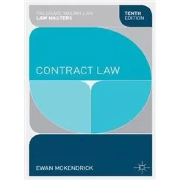 Contract Law (Palgrave Law Masters) - Ewan Mckendrick-image