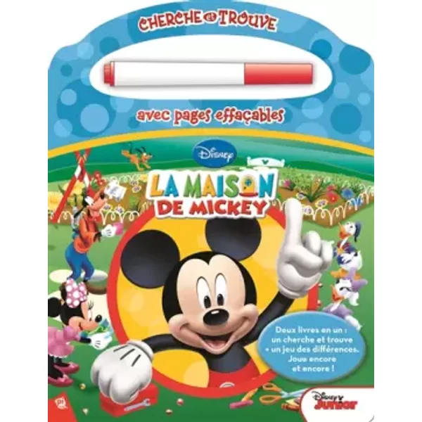 La Maison De Mickey : Avec Pages EffaçAbles - Collectif-image