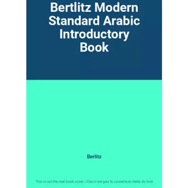 Bertlitz Modern Standard Arabic Introductory Book - Berlitz