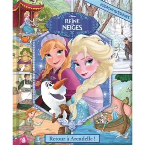 La Reine Des Neiges Retour A Arendelle - Cherche Et Trouve - Collectif-image