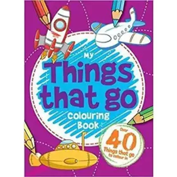 Things That Go! Colouring Book - Igloo Books-image