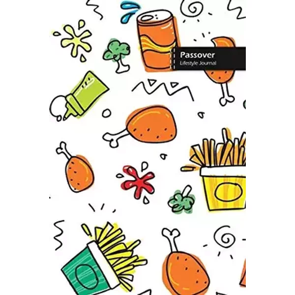 Passover Lifestyle Journal, Blank Write-in Notebook, Dotted Lines, Wide Ruled, Size (A5) 6 x 9 In (White) - NOT A BOOK