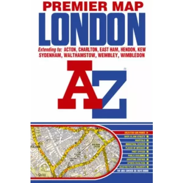 Premier Map of London - unknown author