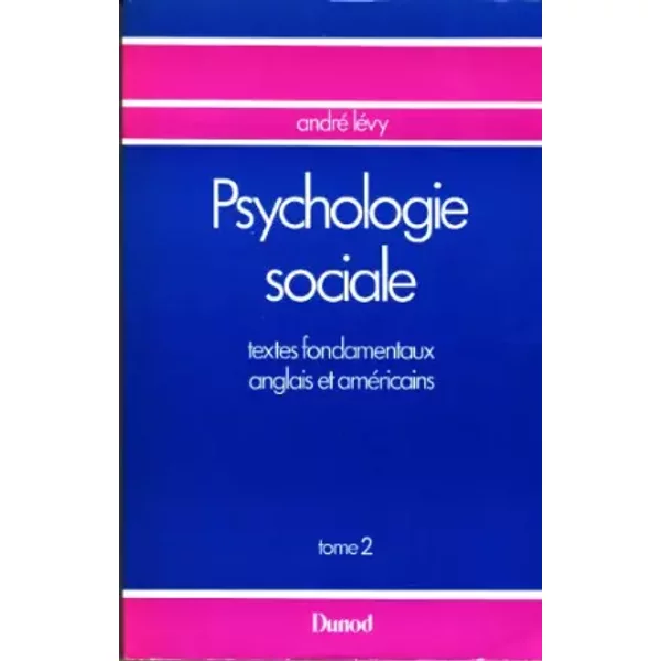 Psychologie Sociale - André LéVy-image