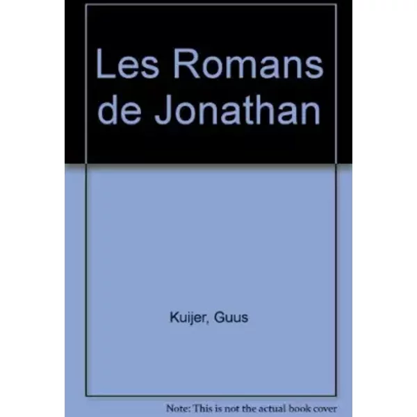 Les Romans De Jonathan - Guus Kuijer-image