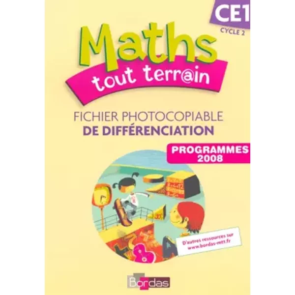 Maths Tout Terrain CE1 : Fichier Photocopiable De DifféRenciation - Alfred Errera, Xavier Amouyal, Jacques Brun-image