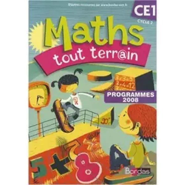 Maths Tout Terrain CE1 : Programmes 2008 - Xavier Amouyal, Alfred Errera-image