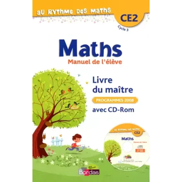 Au Rythme Des Maths CE2 • Livre Du MaîTre Du Manuel + Cd-Rom (ÉD. 2012) - Catherine Fournié, Josiane Helayel, Caroline Vrignaud-image