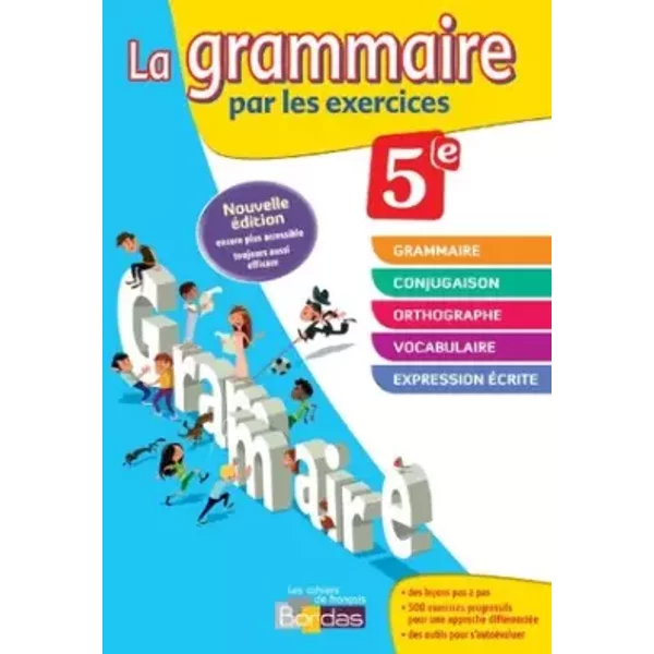 La Grammaire Par Les Exercices 5E - Cahier D'exercices - Edition 2014 - JoëLle Paul-image