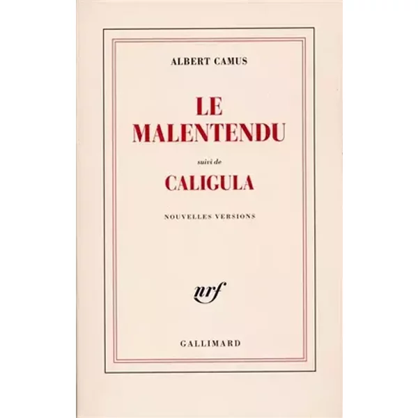 Le Malentendu - Albert Camus