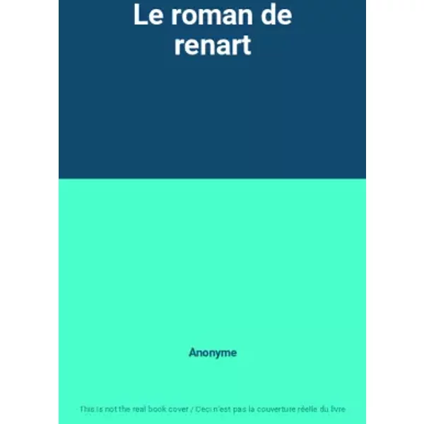 Le Roman De Renart - Anonyme-image