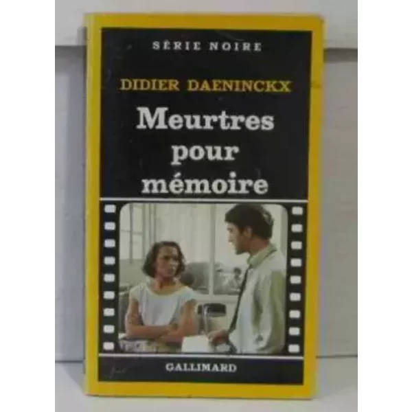Meurtres Pour MéMoire - Daeninckx Didie-image