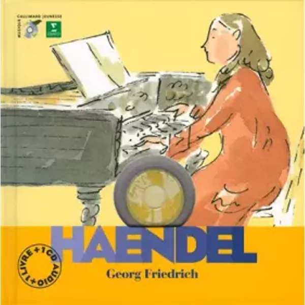 Georg Friedrich Haendel (1 Livre + 1 CD Audio) - Mildred Clary, Charlotte Voake, Jean-Claude Donda-image