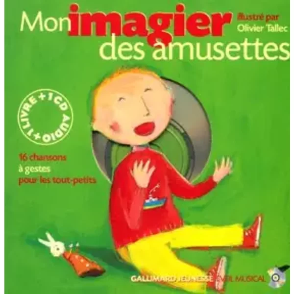 Mon Imagier Des Amusettes (1 Livre + 1 Cd Audio) - Prix Du Comité Des Mamans 2002 (0-3 Ans) - Collectif, Olivier Tallec-image