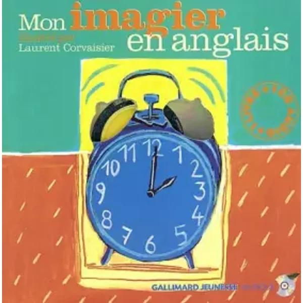Mon Imagier Sonore En Anglais (1 Livre + 1 CD Audio) - Laurent Corvaisier-image