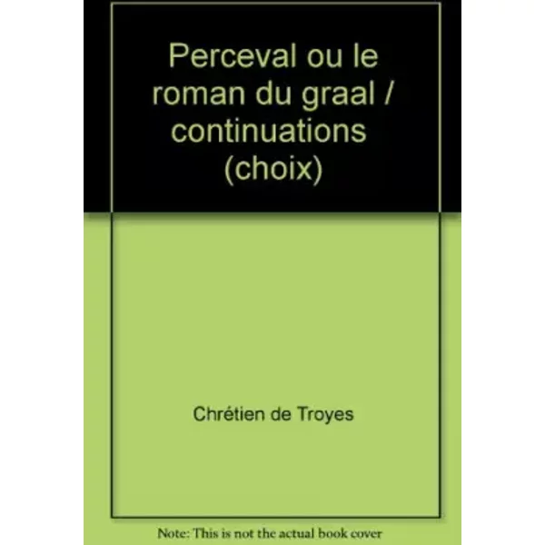 Perceval Ou Le Roman Du Graal - ChréTien De Troyes-image