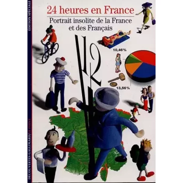 24 Heures En France : Portrait Insolite De La France Et Des FrançAis - Michel Richard-image