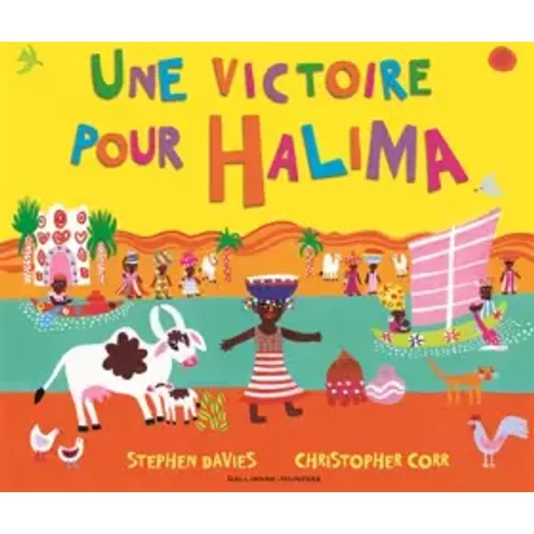 UNE VICTOIRE POUR HALIMA - A partir de 3 ans - Stephen Davies, Christopher Corr, Vanessa Rubio-Barreau