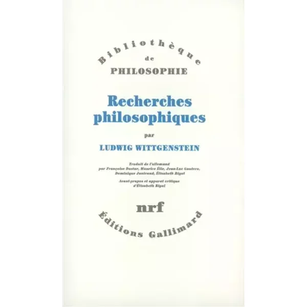 Recherches philosophiques - Ludwig Wittgenstein