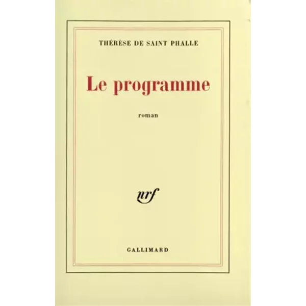 Le Programme - ThéRèSe De Saint Phalle-image