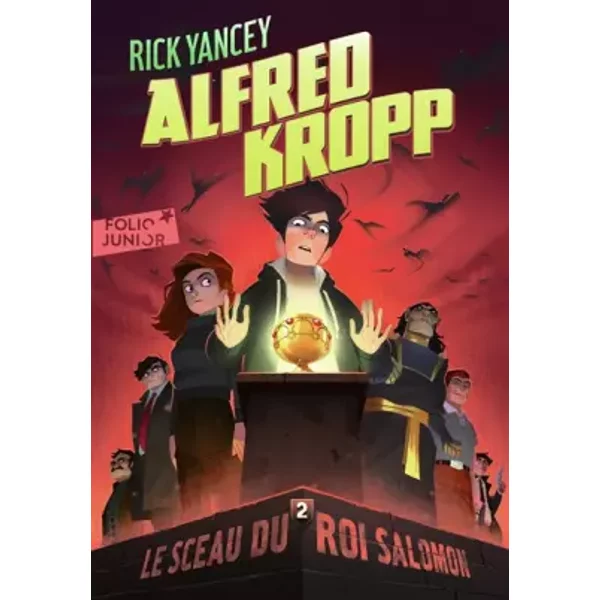 Alfred Kropp - 2 : Le Sceau Du Roi Salomon - Folio Junior - A Partir De 11 Ans - Rick Yancey, Jean Esch-image