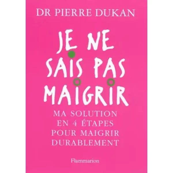 Je Ne Sais Pas Maigrir - Pierre Dukan-image