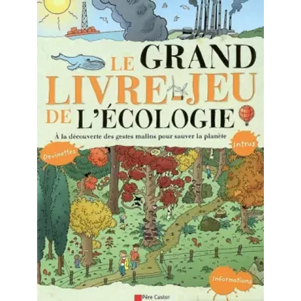 Le Grand Livre-Jeu De L'éCologie - CéCile Marais, Thierry Nouveau-image