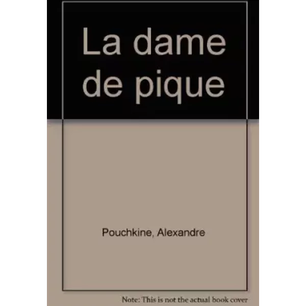 La Dame De Pique - Alexandre Pouchkine-image