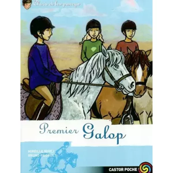 Clara Et Les Poneys, Tome 7 : Premier Galop - Mirej Mireille-image