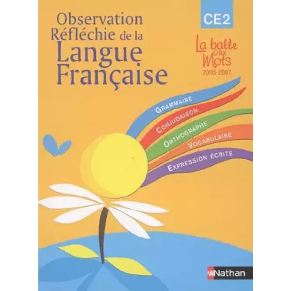 Observation Reflechie De La Langue Francaise CE2 Manuel - Henri Mitterand, Collectif-image