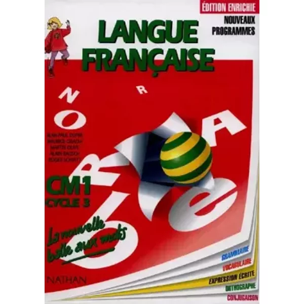 Langue Francaise CM1 Cycle 3. Edition 1998-image