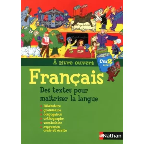 A Livre Ouvert CM2 - Eric Battut, Philippe Lapeyre, FrançOise Picot, Daniel Bensimhon, Claude Picot Et Anne Popet-image