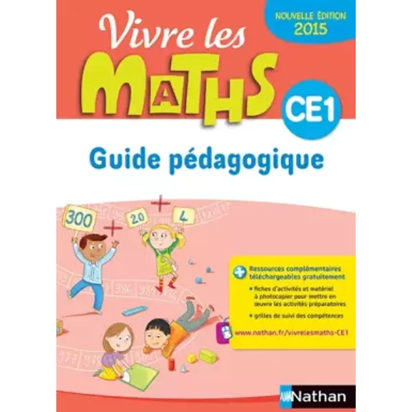 Vivre Les Maths CE1, Guide PéDagogique - Ed. 2015 - Jacky Jardy, Jacqueline Jardy, LoïC Rouy Et Sonia Fayette-image
