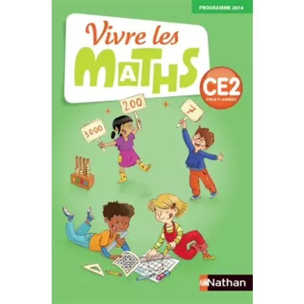 Vivre Les Maths CE2 Cycle 2, Fichier D'activitéS - Programme 2016 - Jacqueline Jardy, Thierry Fayette, Jacky Jardy, LoïC Rouy, Manon Paumard-image