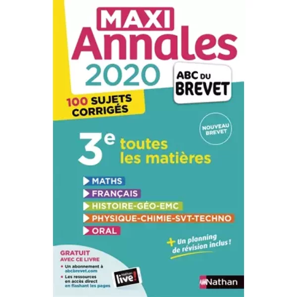 Maxi-Annales Abc Du Brevet 2020 - Collectif, Collectif-image