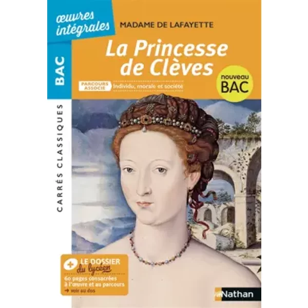 La Princesse De ClèVes - Bac 2020 Parcours AssociéS Individu, Morale Et SociéTé – CarréS Classiques ŒUvres IntéGrales - Madame De La Fayette, Madame De La Fayette-image