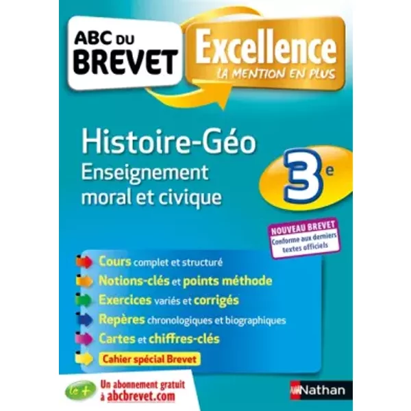 Histoire GéOgraphie Enseignement Moral Et Civique 3E - Sandrine Gstalter, Pascal JéZéQuel, Anne-Sophie Nardelli-Malgrand-image