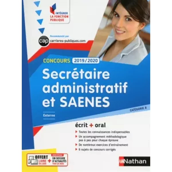 Concours SecréTaire Administratif Et Saenes - CatéGorie B - 2018 - Collectif, Annie Dubos, Eric Favro, Olivia Lenormand, Adeline Munier, Annie Zwang, Pascal Tuccinardi-image