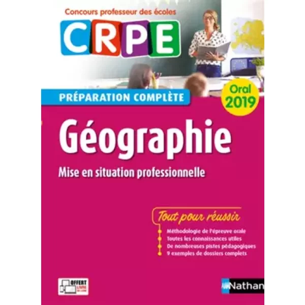 GéOgraphie - Oral 2019 - PréParation ComplèTe - Crpe - Anne De Nadai, Jean-Pierre Bourgeois, Pierre Reynaud, Pascal Bourassin-image