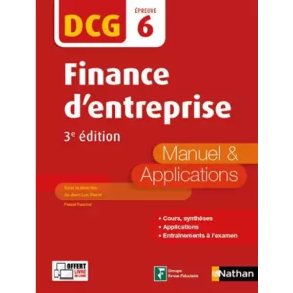 Finance D'entreprise - Dcg 6 - Manuel Et Applications - Jean-Luc Bazet, Collectif, Pascal Faucher-image