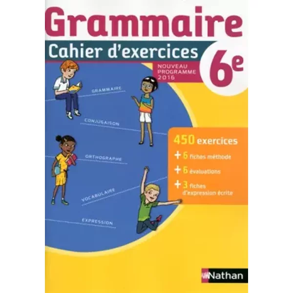 Cahier De Grammaire 6E - CéCile De Cazanove, Pierre-Alain Chiffre, Anne Revert-image