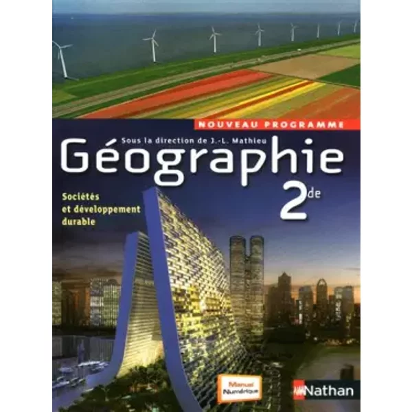 GéOgraphie 2De - J.-L. Mathieu - Viviane Bories, ÉRic Janin, Heinrich Jannot, FrançOis Tessier, ValéRie Courtot, Jean-Louis Mathieu-image
