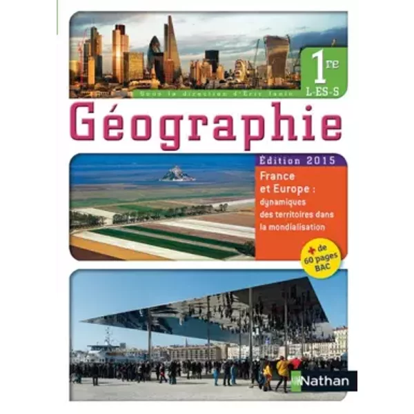 GéOgraphie 1Re L - Es - S - France Et Europe : Dynamiques Des Territoires Dans La Mondialisation - Viviane Bories, Lise Fournier, Isabelle Greig, Heinrich Jannot, Nicolas Le Brazidec, Caroline Lechat, ÉMilie Morbois-Viney, Joseph Viney Et ÉRic Janin-image