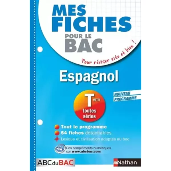 Mes Fiches Abc Du Bac Espagnol Term Toutes SéRies - Antoinette De Jorna-image