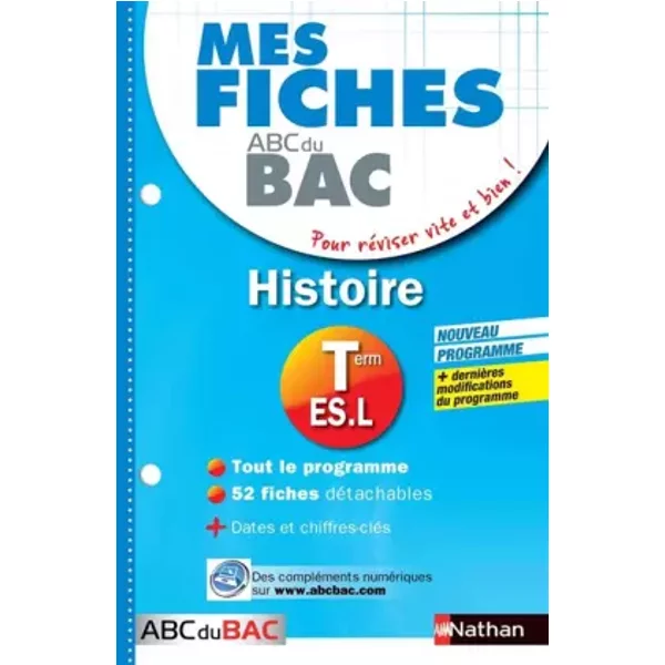 Mes Fiches Abc Du Bac Histoire Term Es.L - Florian Louis-image